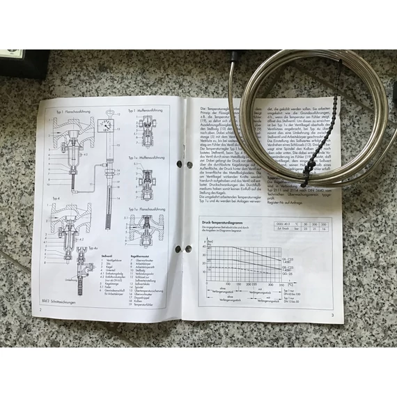 Samson 2231 Segédenergia nélküli hőmérsékletszabályozó termosztát
