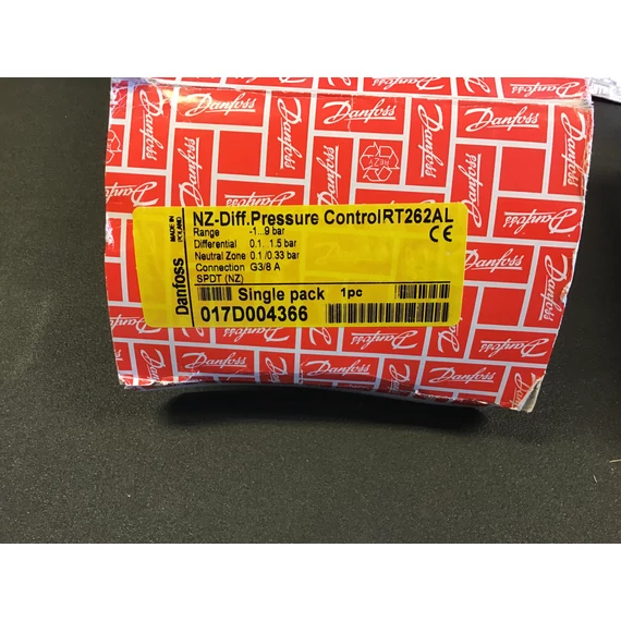 Danfoss differenciál nyomáskapcsoló RT262AL