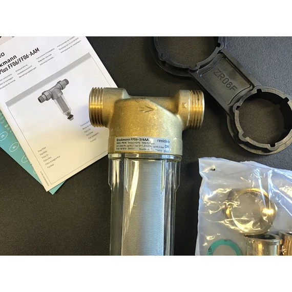 Vízszűrő FF06-3/4AA öblíthető 3/4