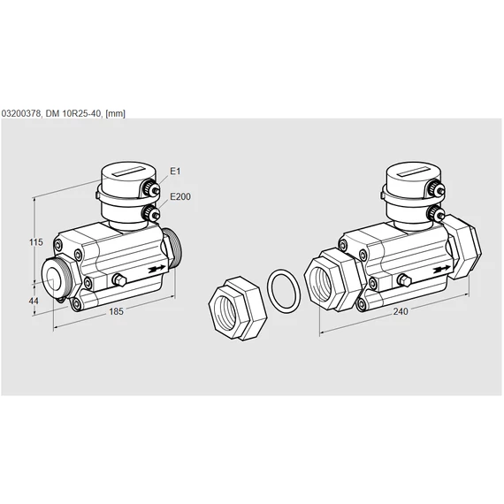 Kromschröder DM 10R25-40 Gázmérő